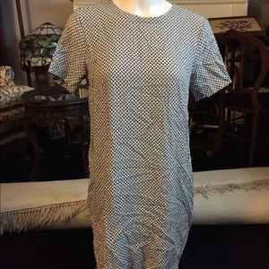 H&M Black & White Butterfly Dress Size 10